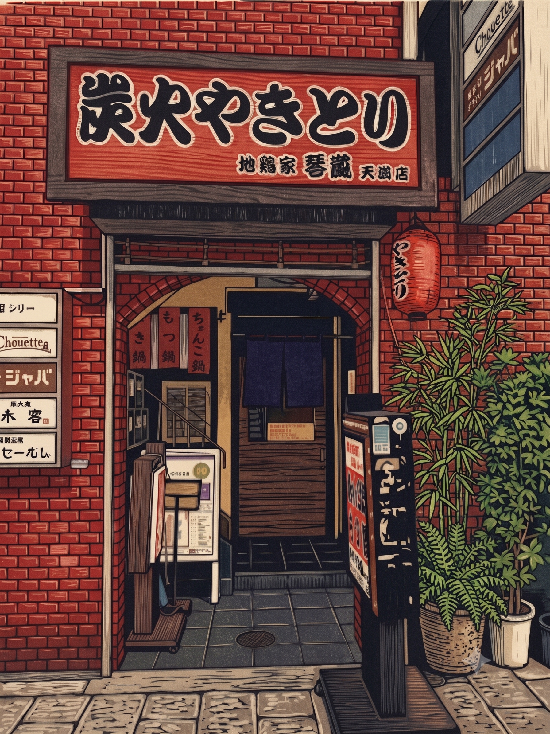 地鶏家 琴嵐 店舗外観